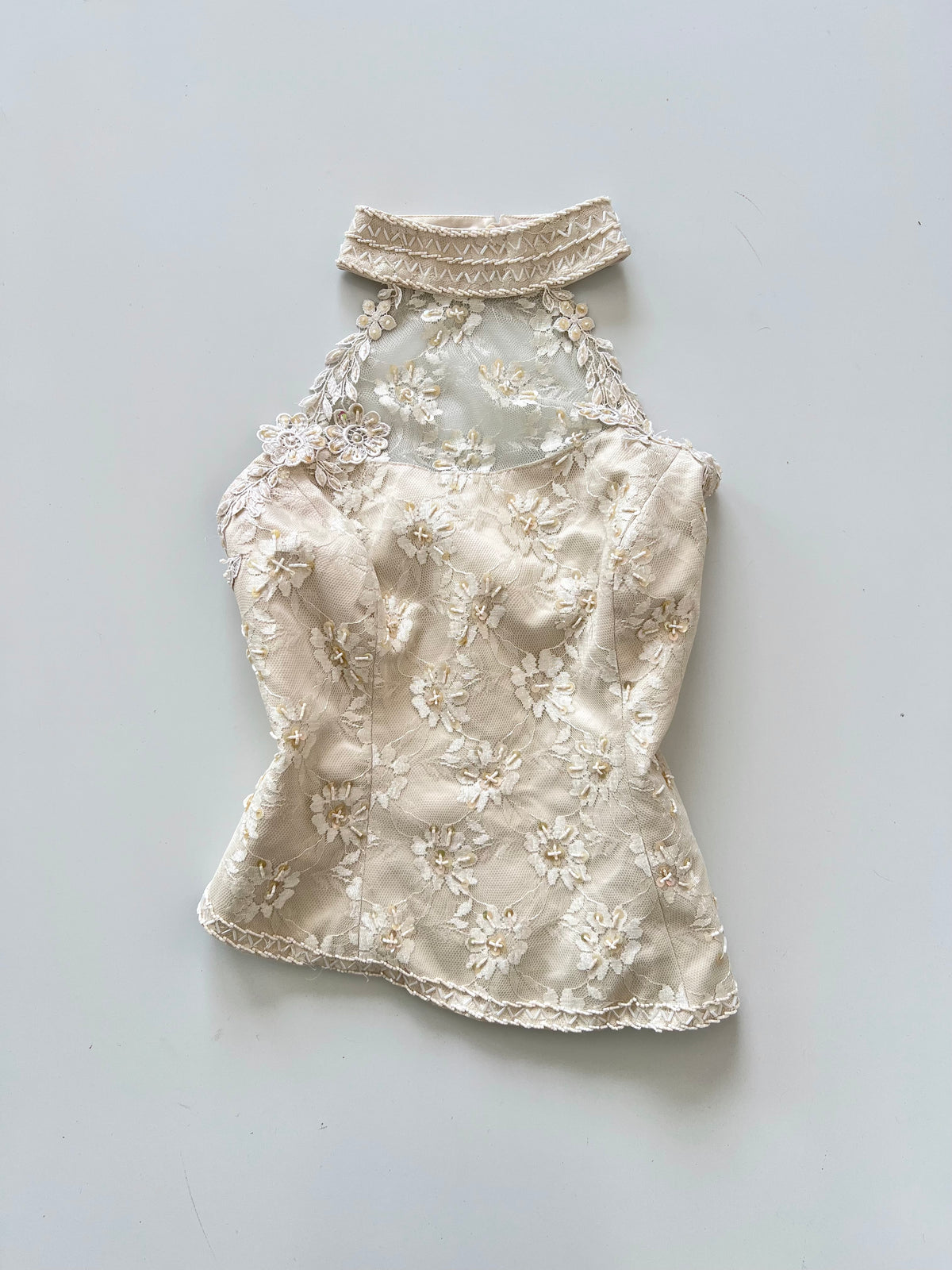 Vizon Vintage Embroidered Top-Bust 38