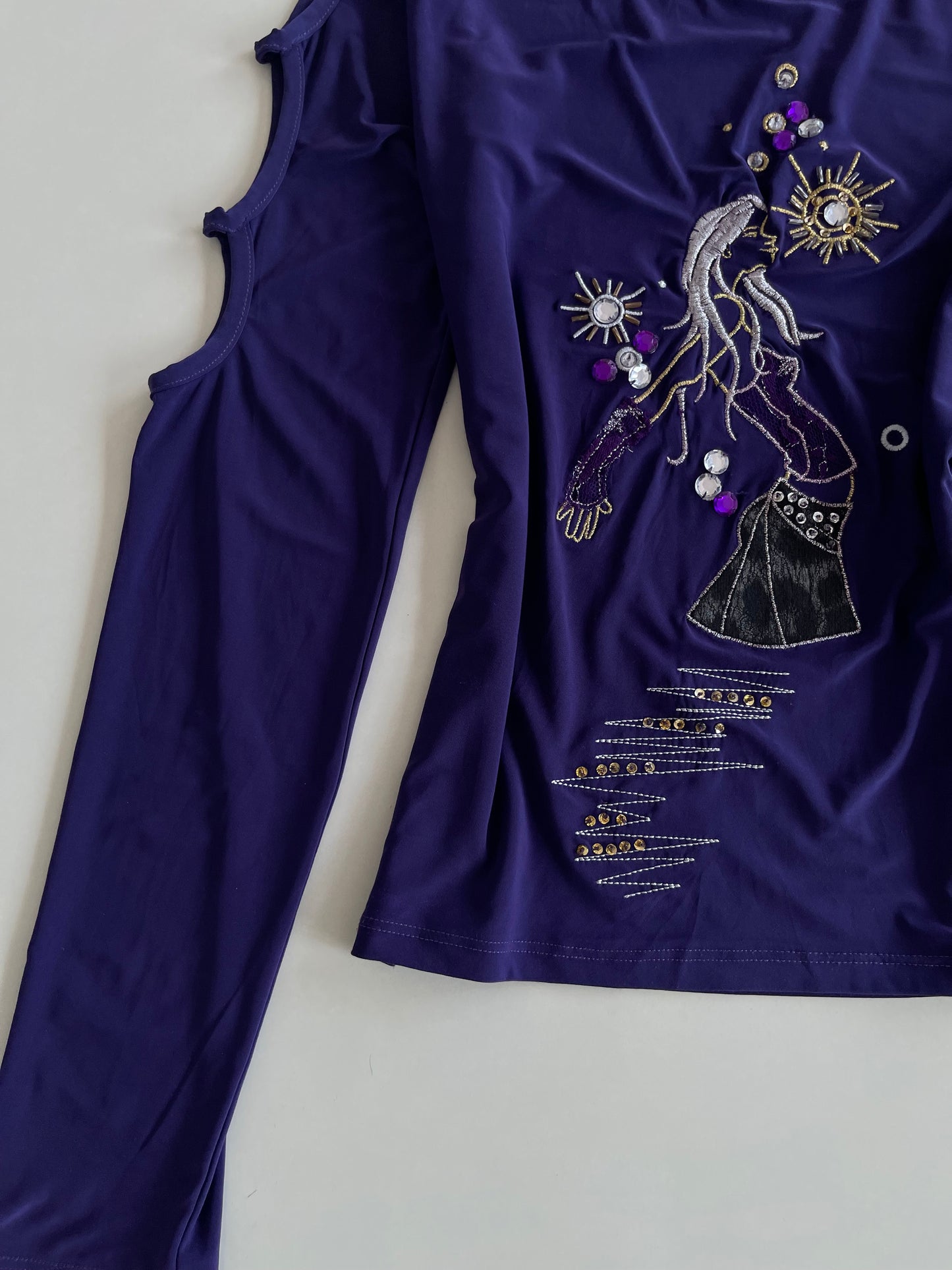 Lanes Vintage Embroidered Top-Bust 34 to 36