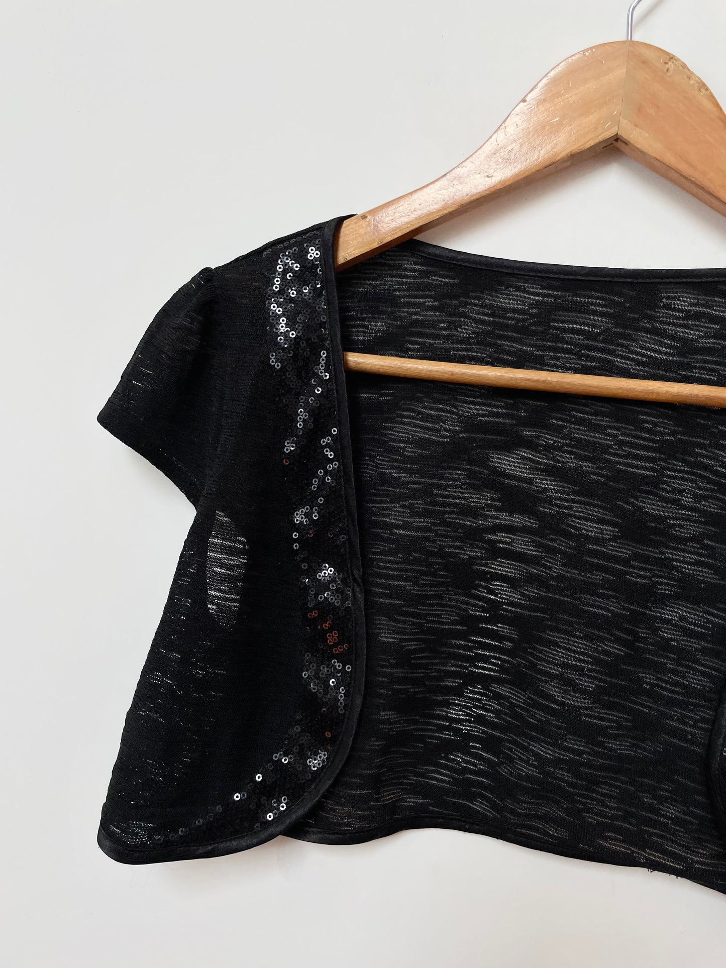 Lace Sequin Sheer Shrug-Bust 30 to 32