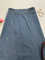 Load image into Gallery viewer, Moda Denim Skirt-Waist 36
