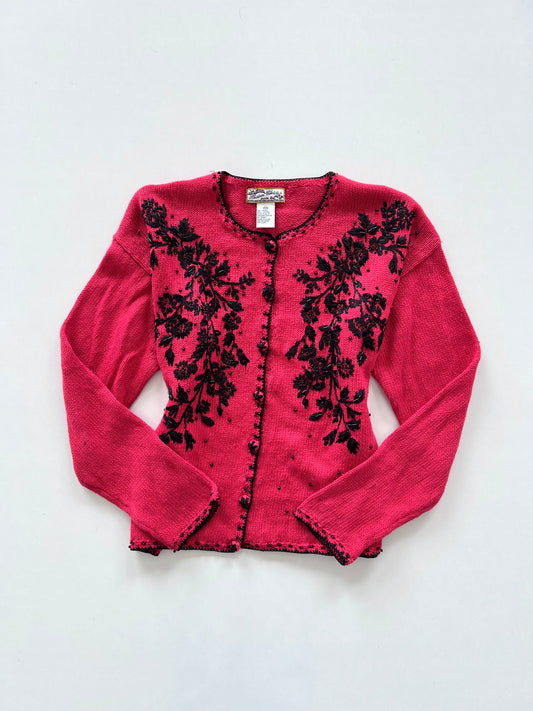 Heirloom Embroidered Sweater-Bust 38