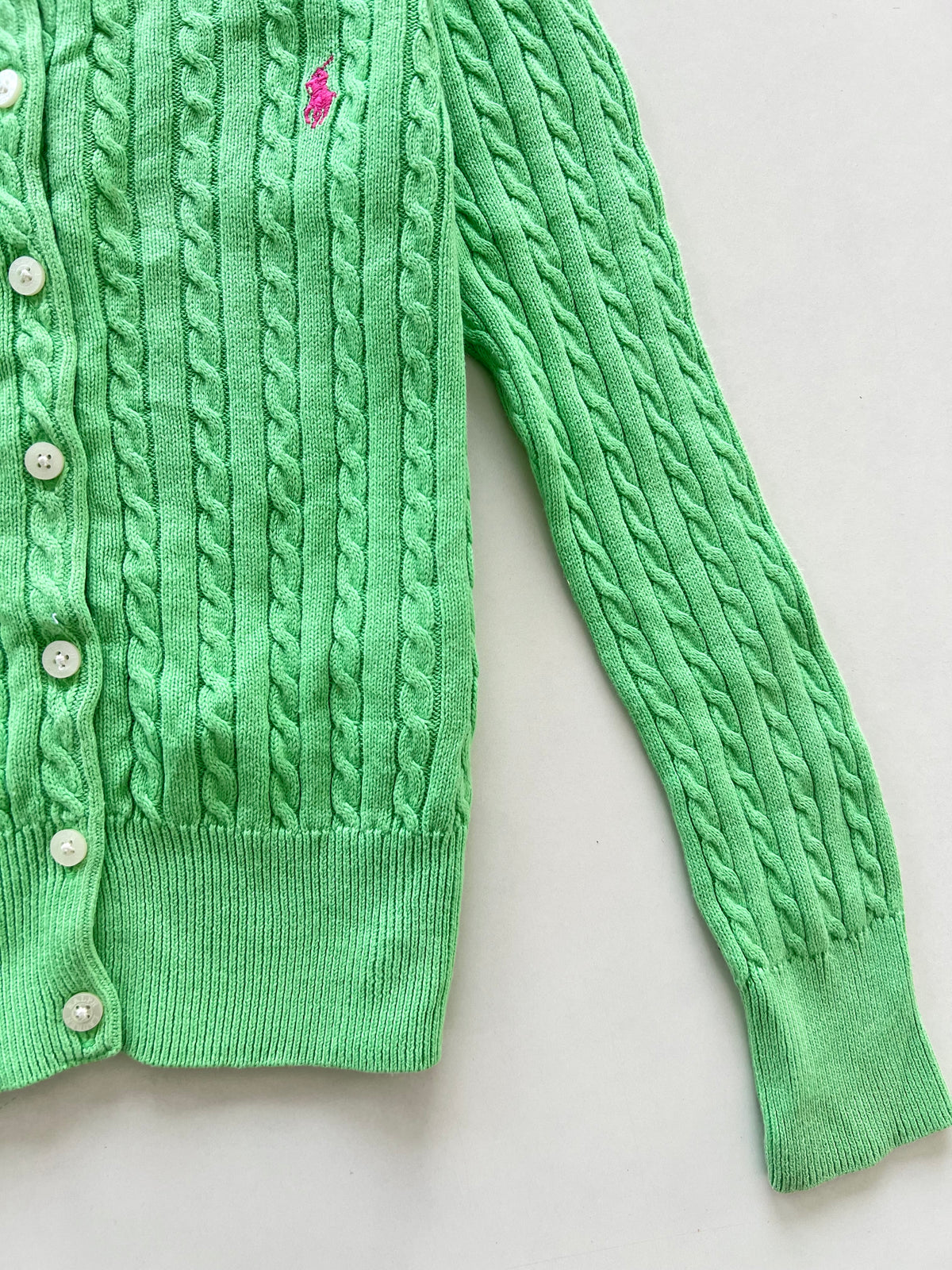Ralph Lauren 100%Cotton Kids Vintage Cardigan-Bust 28