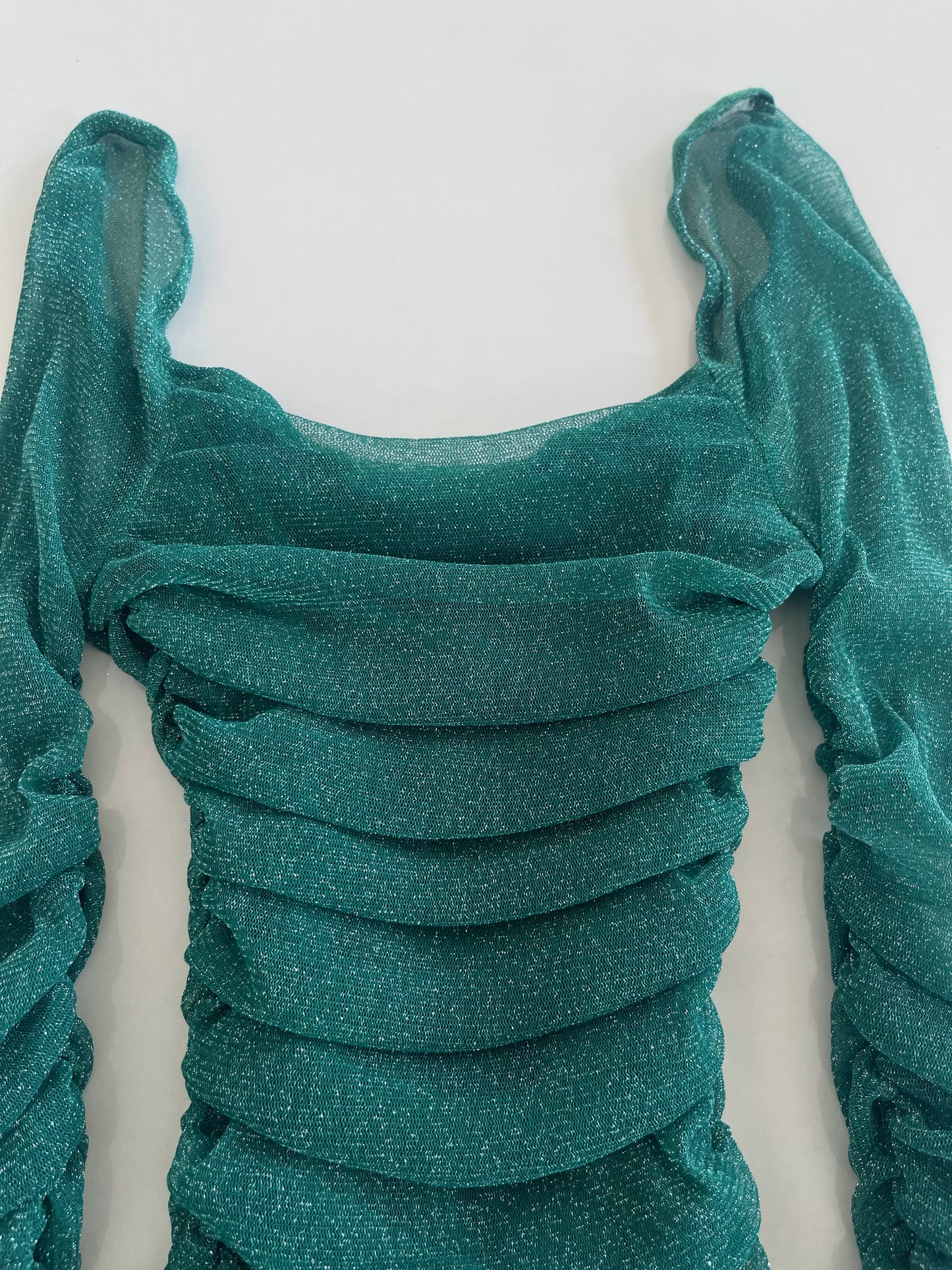 Ruched Glitter Top-Bust 28 to 30