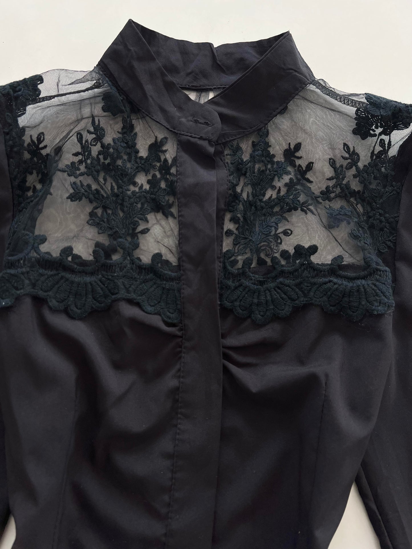Vintage Lace Shirt-Bust 34