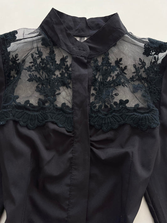 Vintage Lace Shirt-Bust 34
