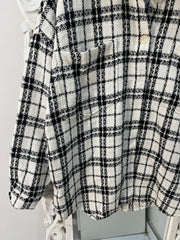 Reserved Tweed Shacket-Chest 50