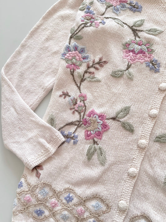 Paramour Embroidered Cardigan Sweater-Bust 46