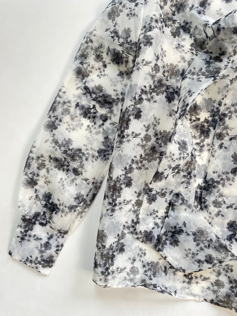 Organza Sheer Top-Bust 36