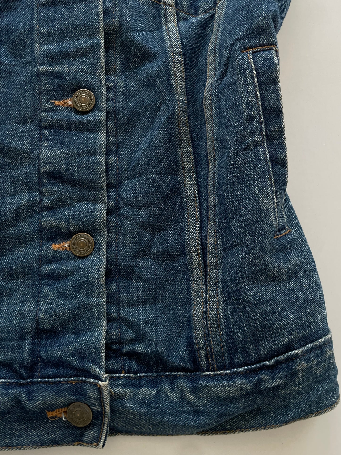 Pure Wash Denim Jacket-Bust 36