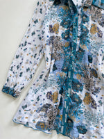 Load image into Gallery viewer, Vintage Ruffle Shirt-Bust 40 to 42