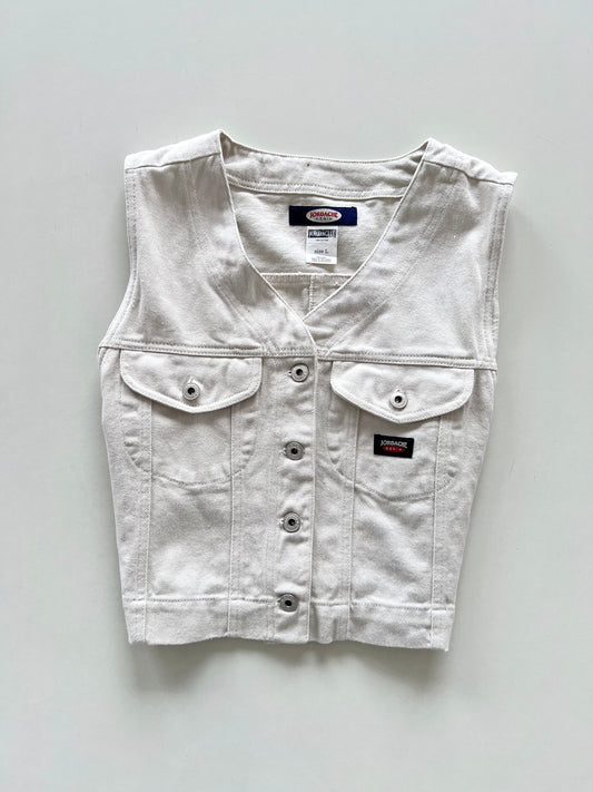 Jordache Vintage Denim Vest-Bust 34