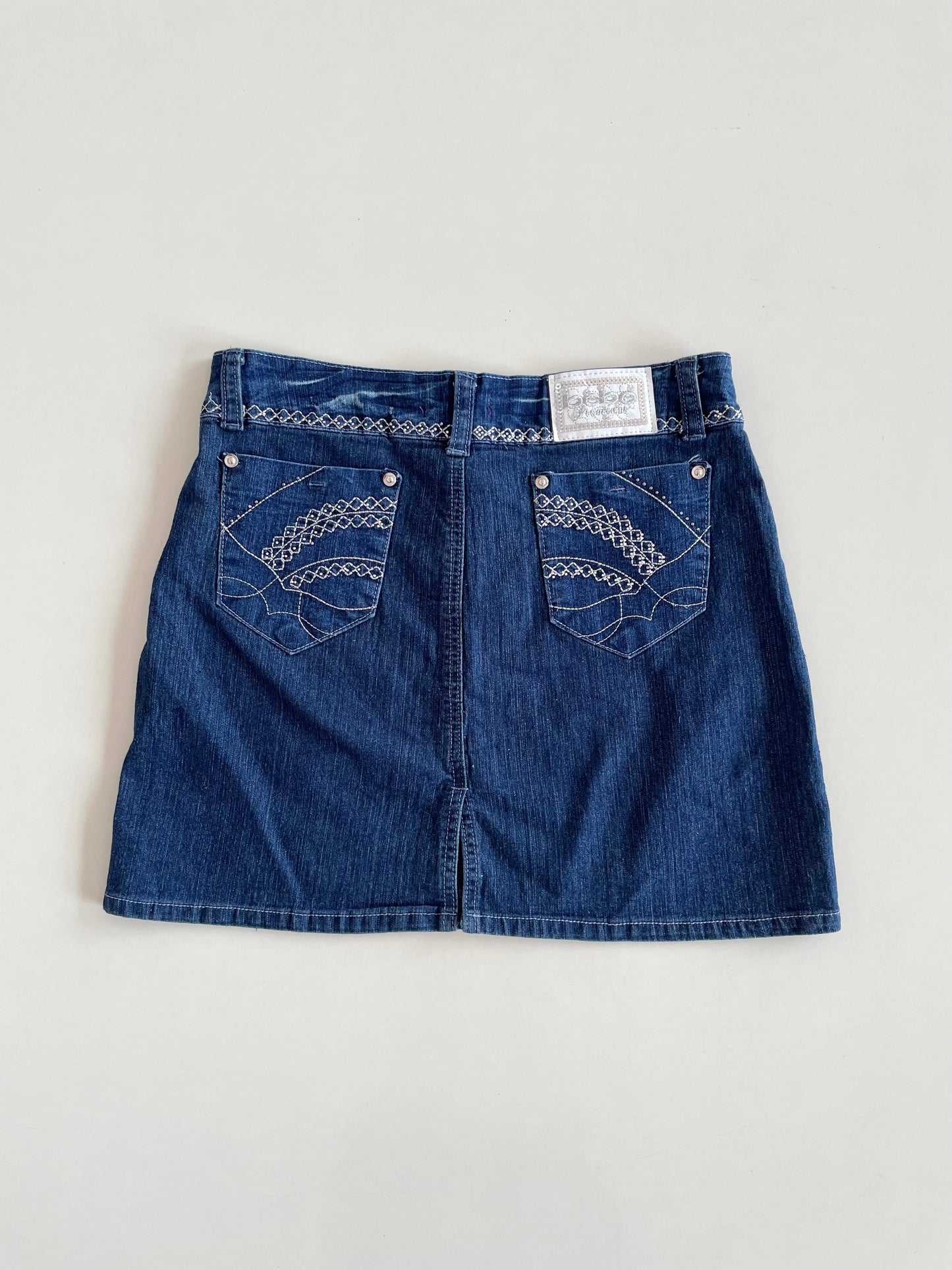 Bebe Vintage Denim Skirt-Waist 30