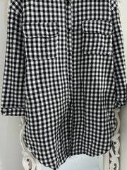 Super Thick Puffer Shacket-Chest 48