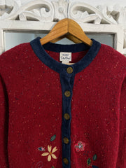 Koret City Blues Embroidered Sweater-Bust 40