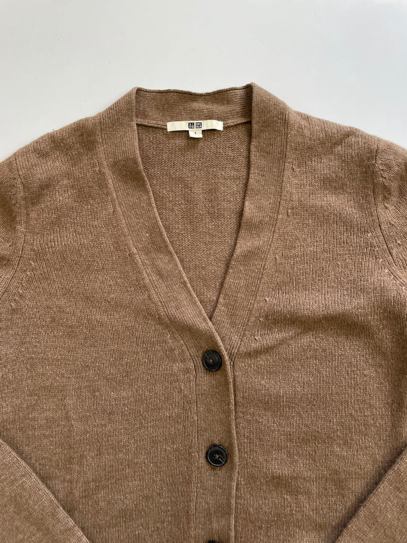 Uniqlo Brown Soft Cardigan - Bust 32 to 34