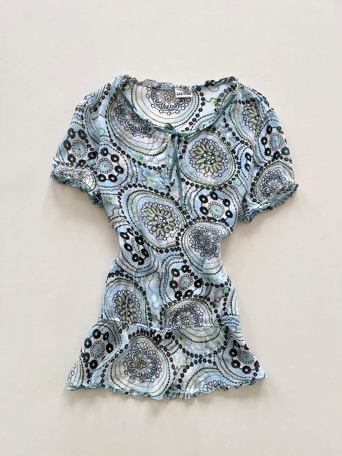 Lia Mae Sheer Top-Bust 38