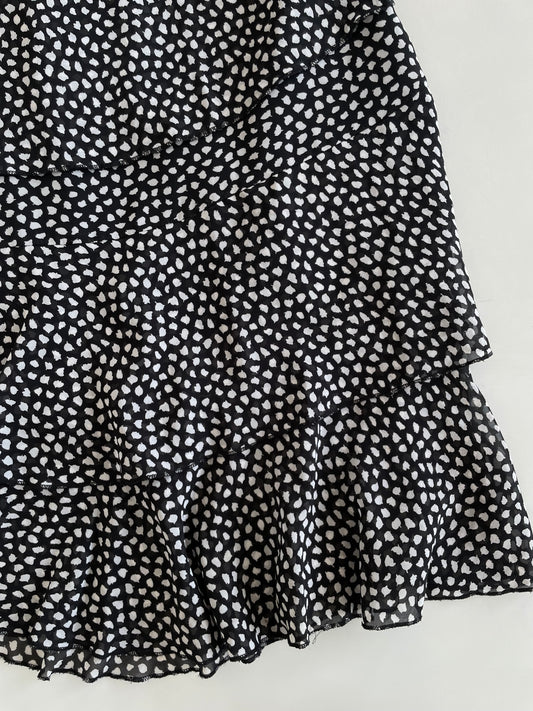 Polka Dot Ruffle Skirt-Waist 26 to 28