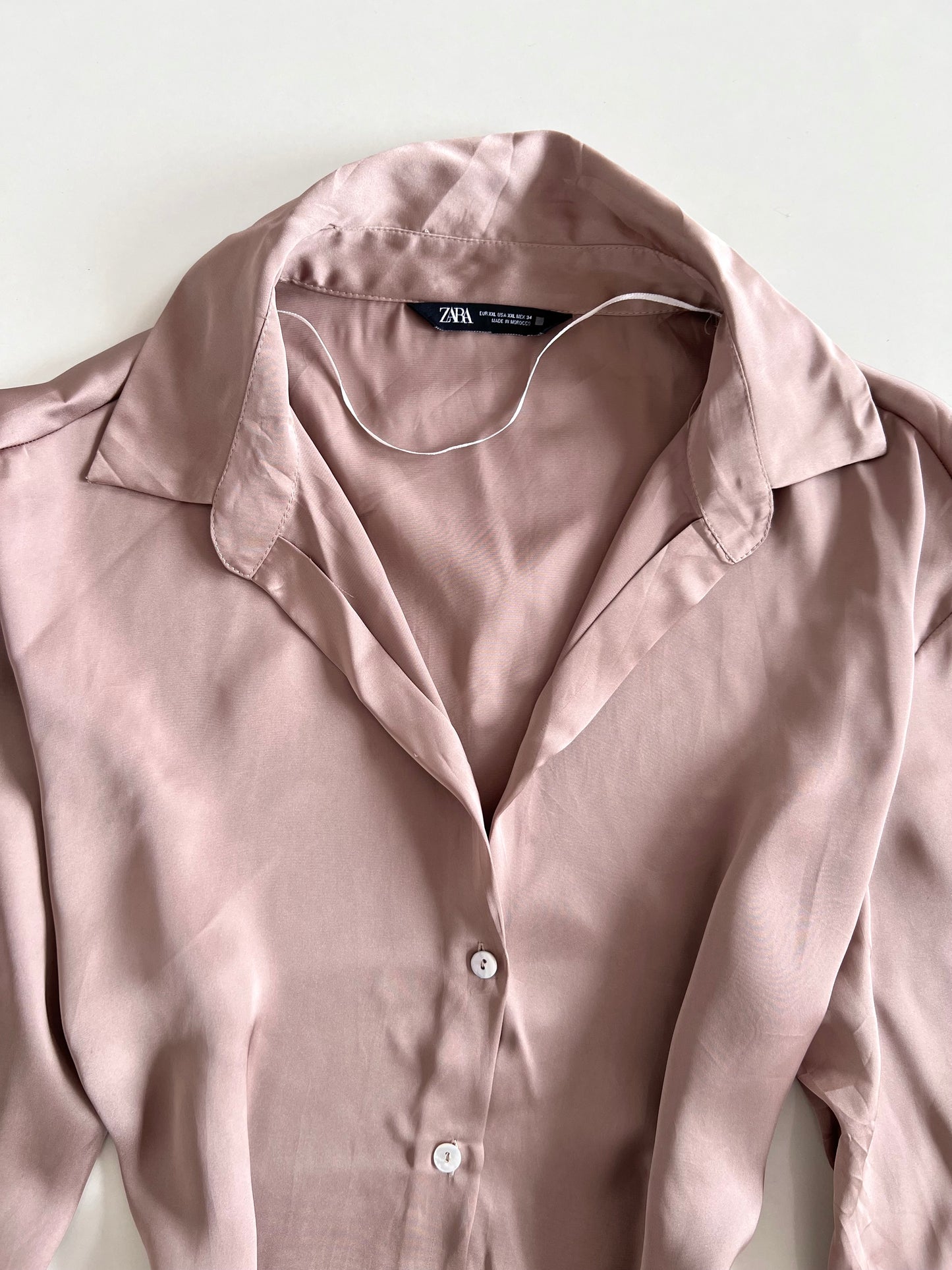 Zara Satin Shirt-Bust 48