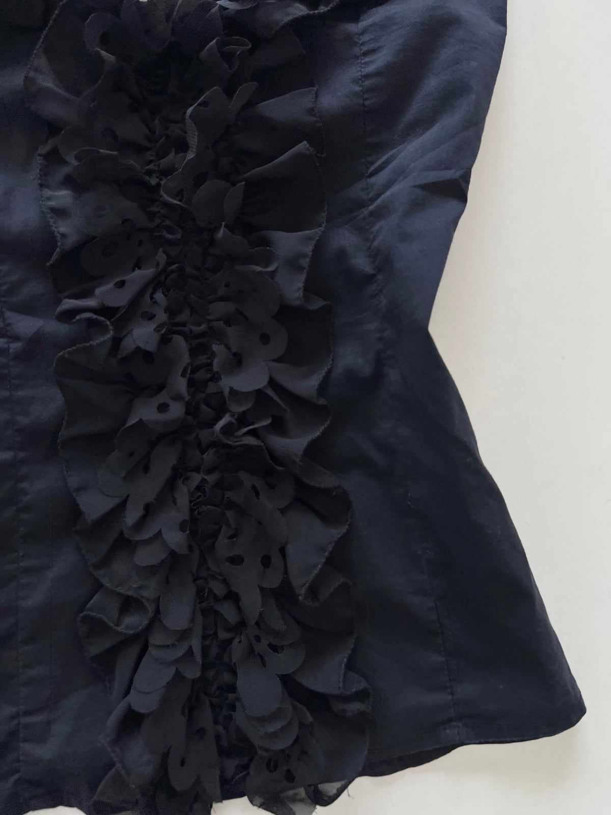 Candida Vintage Ruffle Top-Bust 32 to 34