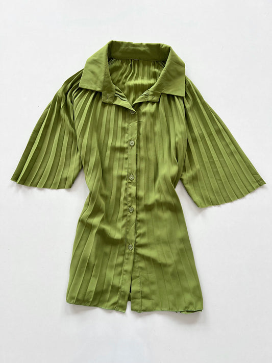 Pleated Vintage Shirt-Bust 40 to 42