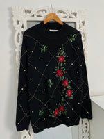 Load image into Gallery viewer, Embroidered Vintage Sweater-Bust 40