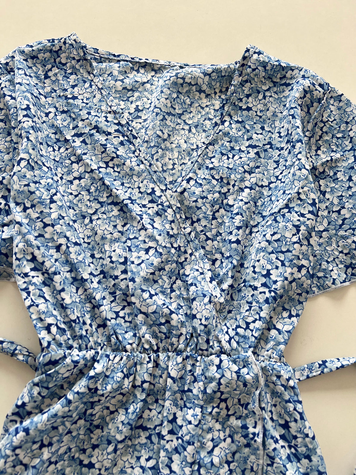 Floral Blue Dress-Bust 36