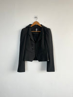 Load image into Gallery viewer, Pinstripe Grey Blazer-Bust 40