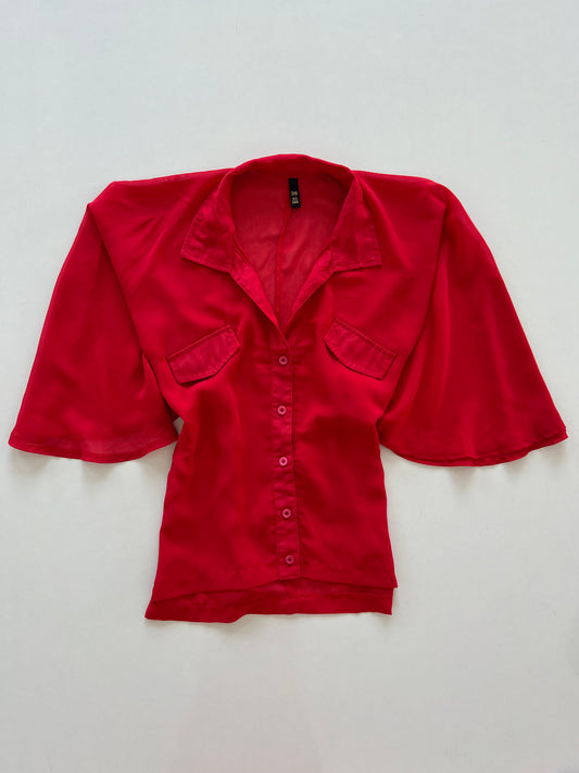 Baggy Sheer Shirt-Bust 68