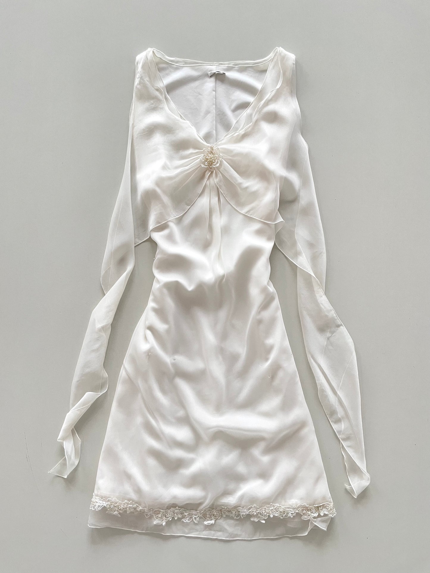 Mia Nana Embroidered Vintage Dress-Bust 40