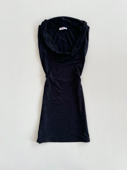 Orsay Shimmer Cowl Neck Top-Bust 34 to 36