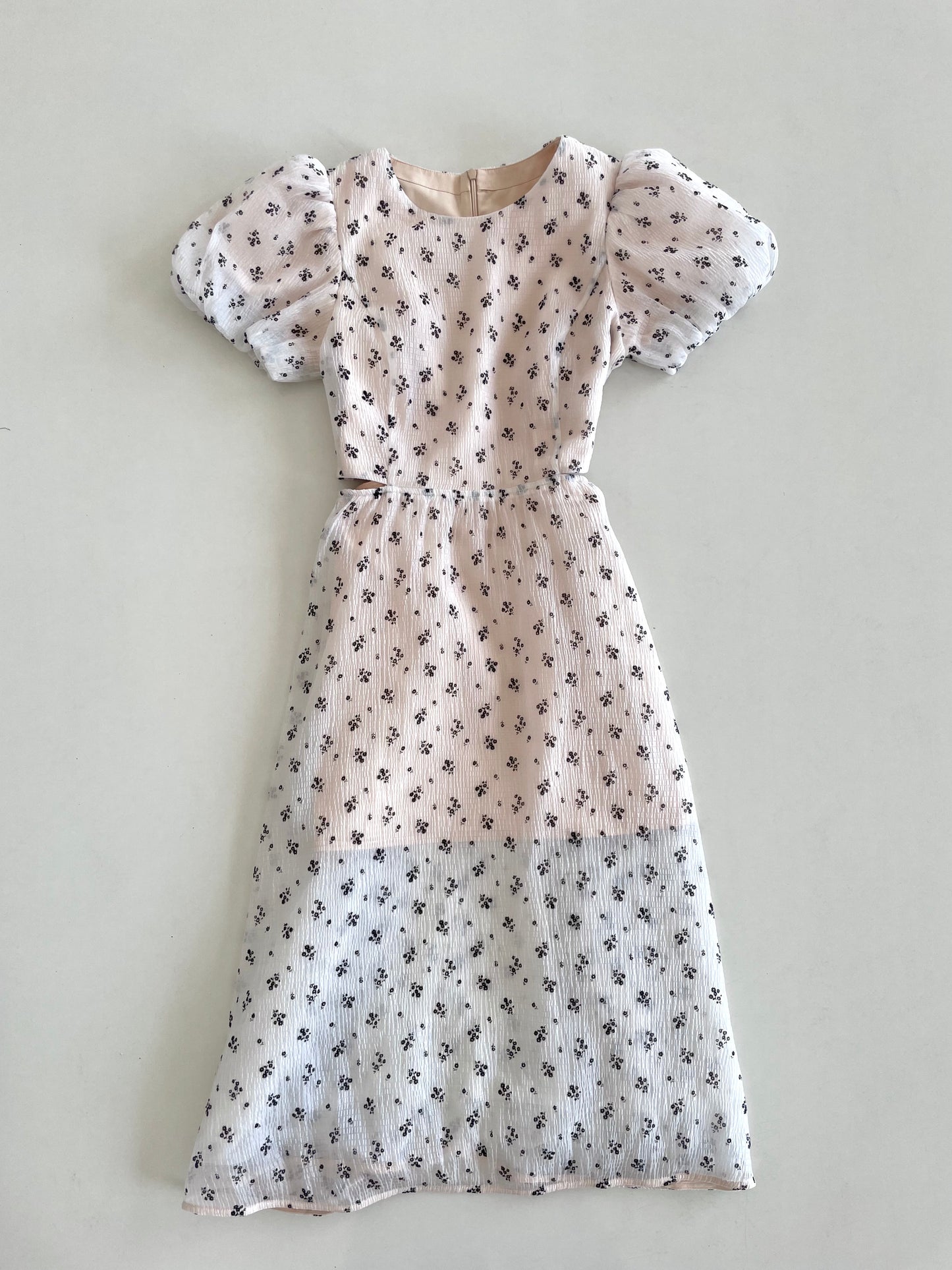 Organza Cutout Dress-Bust 32
