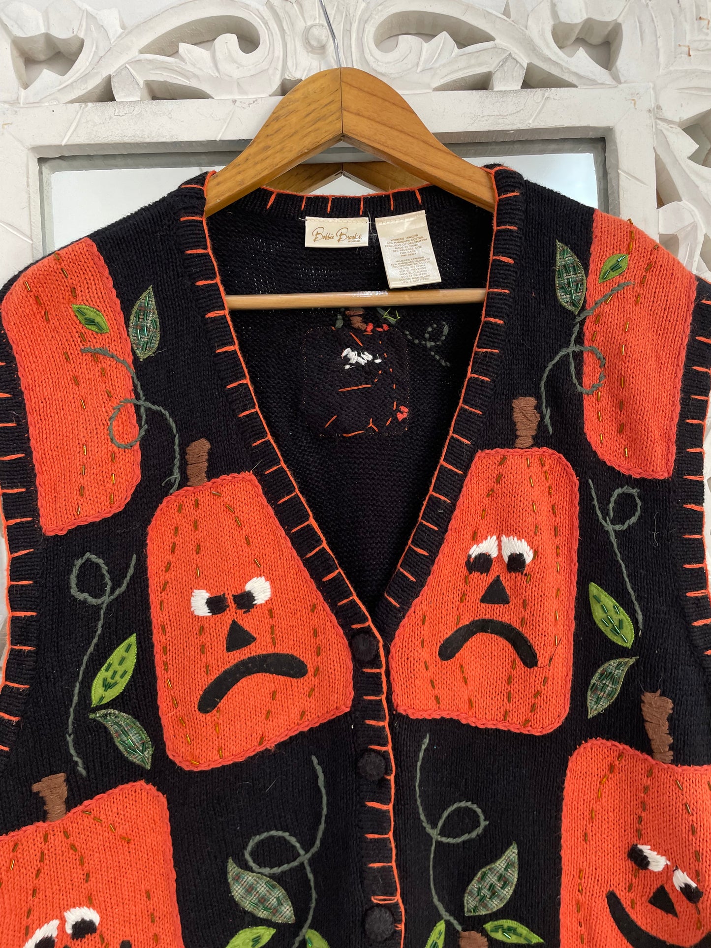 Bobbie Brooks Christmas Sweater Vest-Bust 46