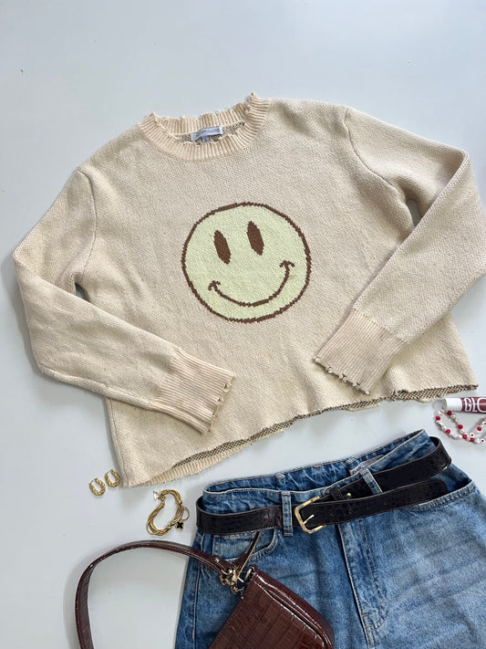 Miss Sparkling Smiley Sweater - Bust 36 to 40
