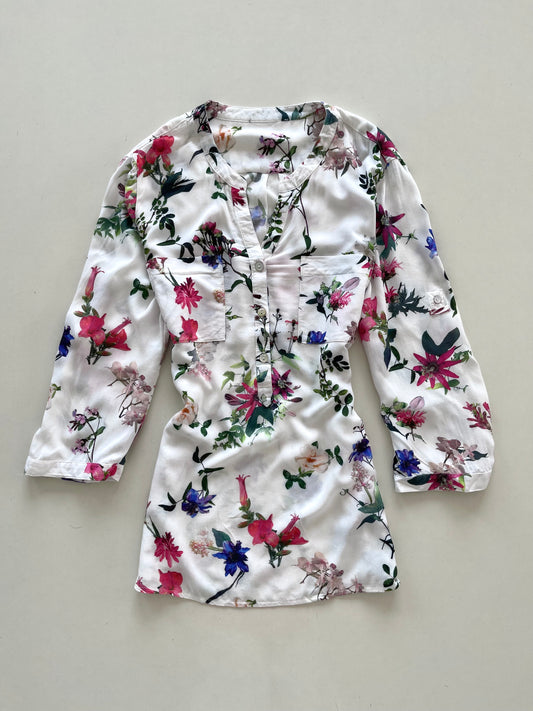 Floral Vintage Top-Bust 44