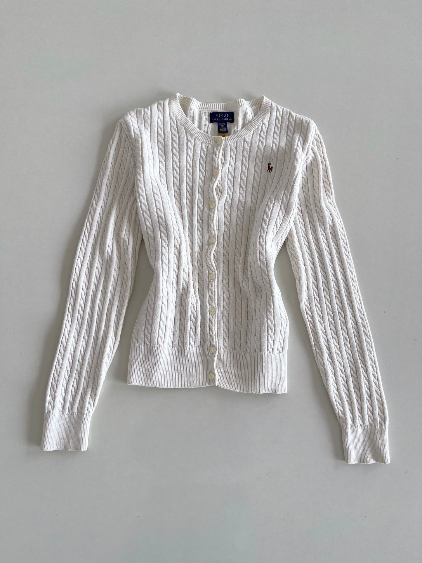 Ralph Lauren 100%Cotton Vintage Cardigan-Bust 38