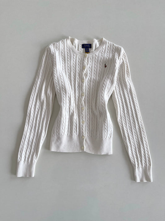 Ralph Lauren 100%Cotton Vintage Cardigan-Bust 38
