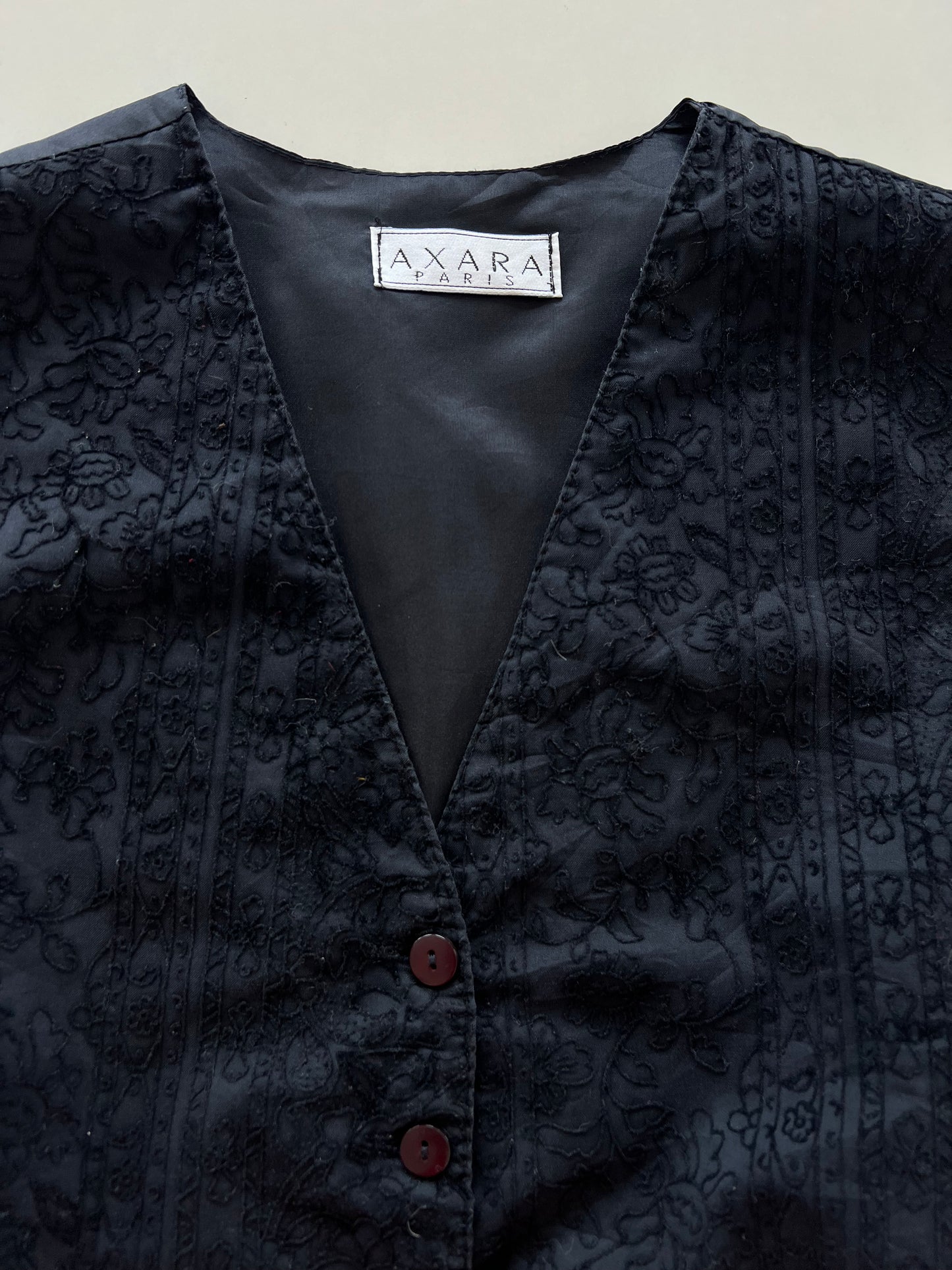 Axara Embroidered Waistcoat-Bust 40