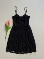 Load image into Gallery viewer, KISMET LACE BLACK DRESS - BUST 32 TO 34
