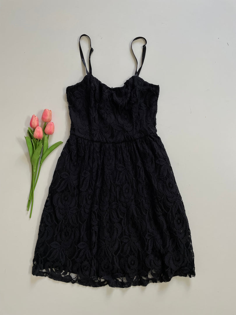 KISMET LACE BLACK DRESS - BUST 32 TO 34