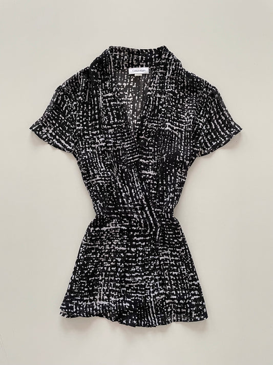 Calvin Klein Sheer Vintage Top-Bust 46