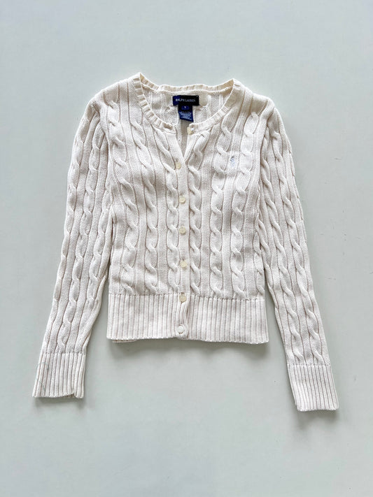 Ralph Lauren 100% Cotton Vintage Cardigan-Bust 32