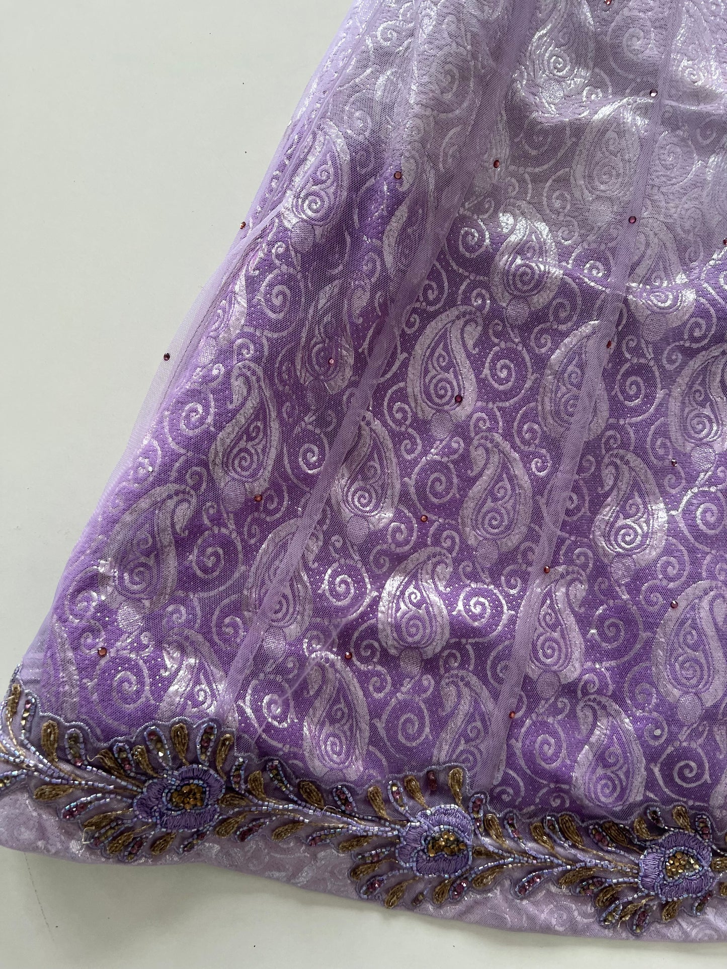 Vintage Embroidered Dress-Bust 34
