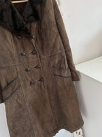 Load image into Gallery viewer, Leather Heavyweight Super Thick Coat Jacket-Bust 42
