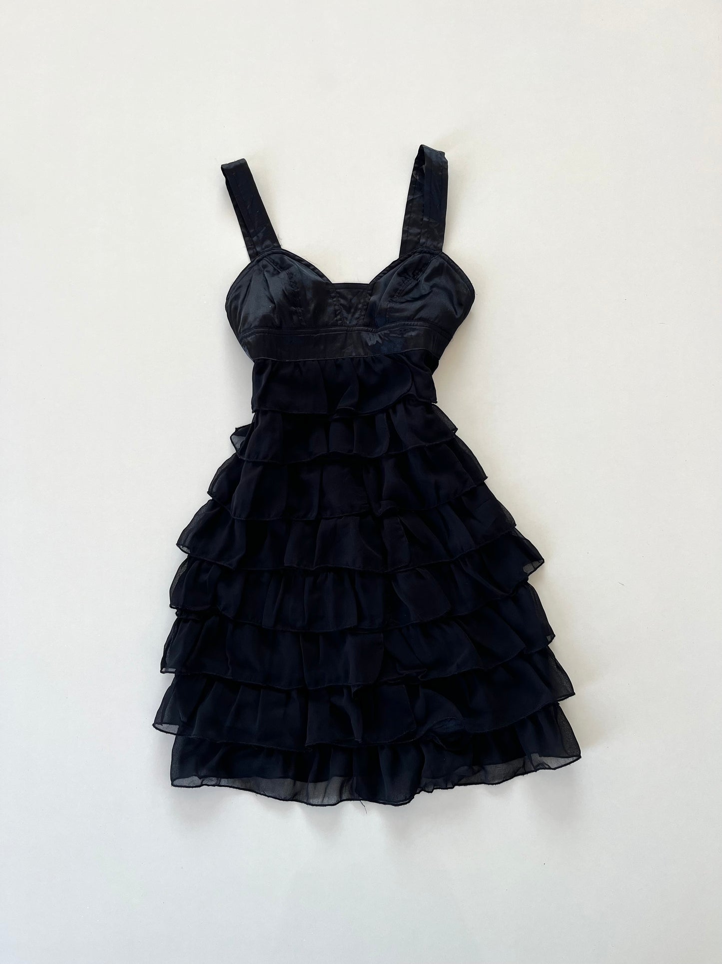 Ruffle Vintage Dress-Bust 30