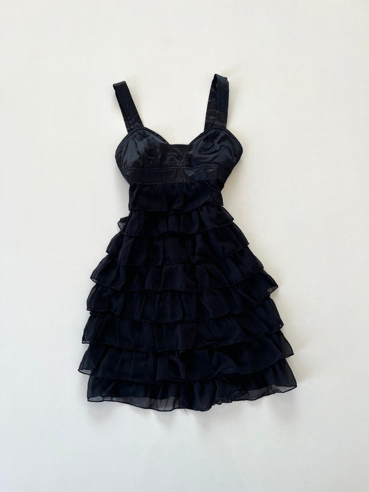 Ruffle Vintage Dress-Bust 30