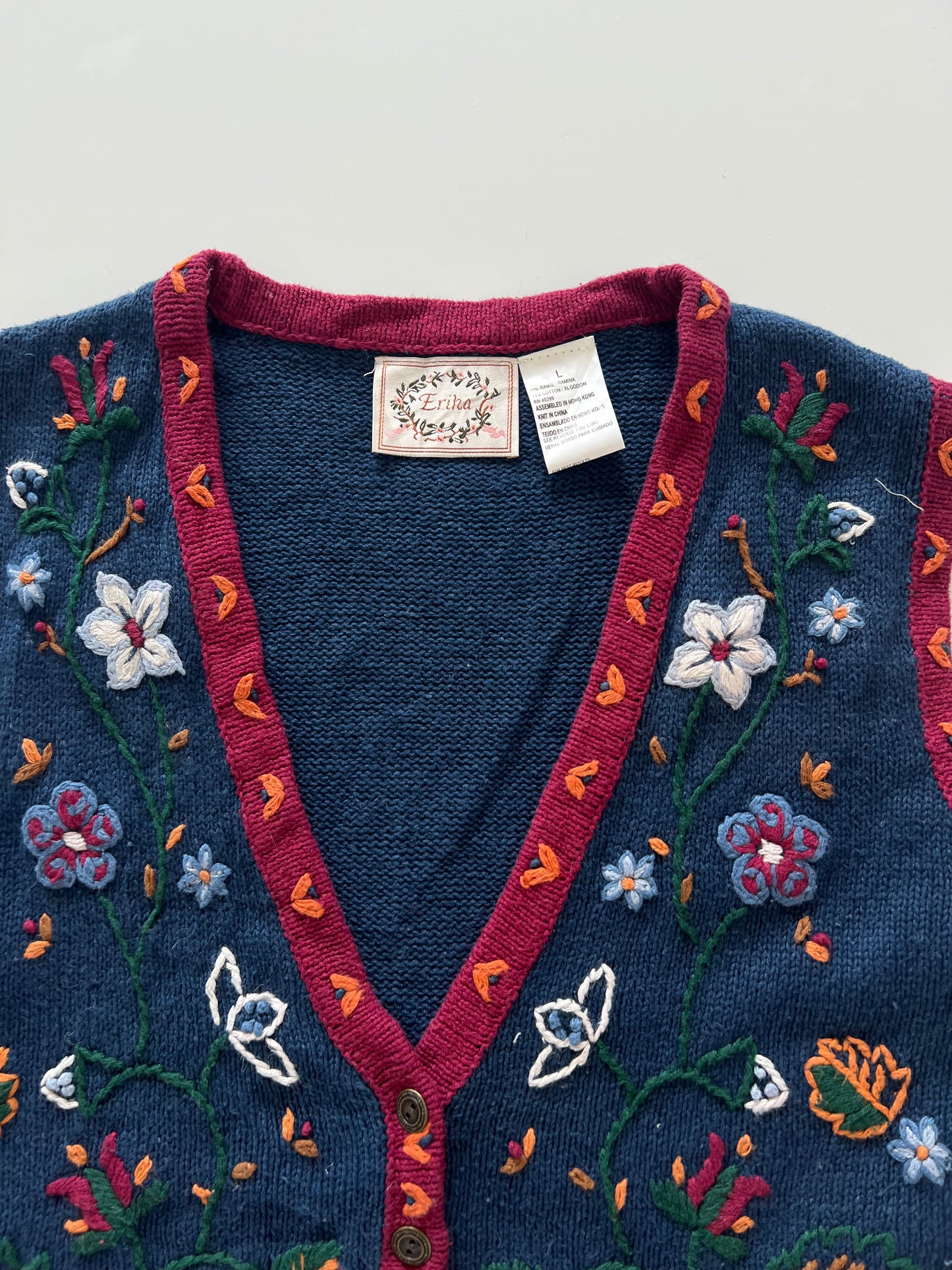 Erika Embroidered Sweater-Bust 42