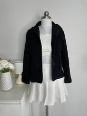 Black Thick Warm Coat -Bust 28