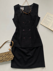 100% Wool Winter Dress-Bust 38