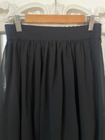 Load image into Gallery viewer, Solid Black Skirt-Waist 30 to 34