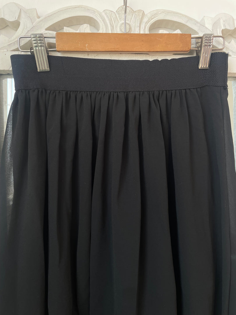 Solid Black Skirt-Waist 30 to 34